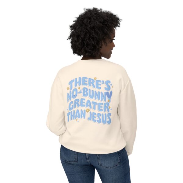 No Bunny Greater than Jesus Crewneck Sweatshirt - Image 3