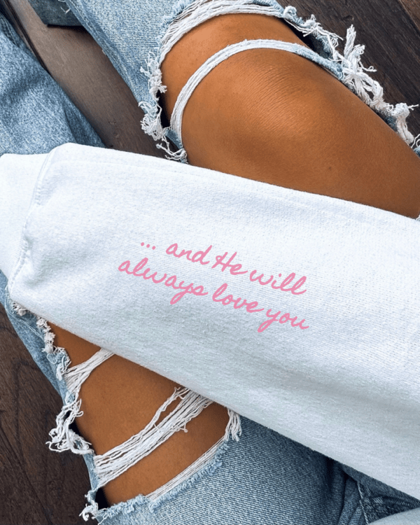 Jesus Loves Every-Bunny Crewneck Sweatshirt - Image 10